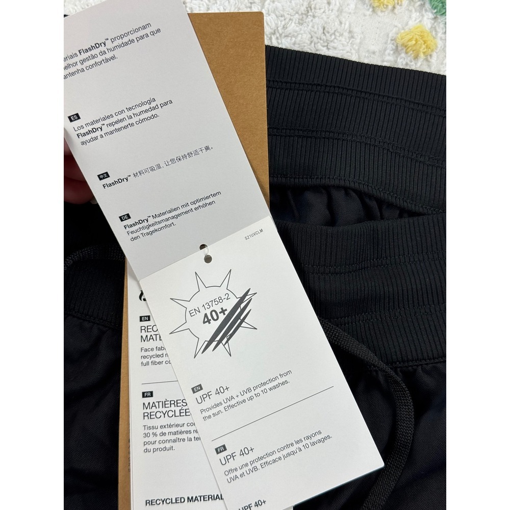 The North Face Womens 2X Regular‎ Black FlashDry Capri Pants Drawstring Waist - Picture 7 of 9